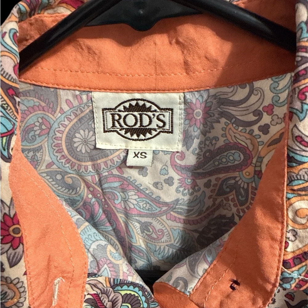 RODS Colorful Paisley Button Down Shirt